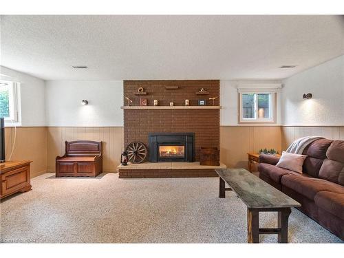 186 Rich Street, Goderich, ON - Indoor Photo Showing Living Room With Fireplace