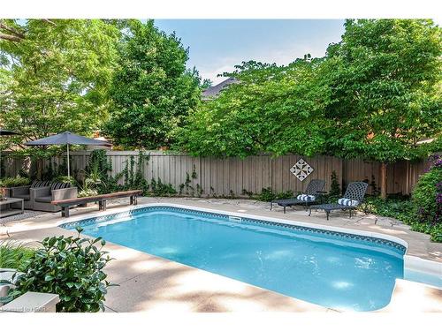 94 Hibernia Street, Stratford, ON - Outdoor With In Ground Pool With Backyard