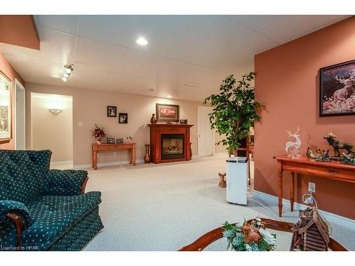 3347 164 Road, West Perth, ON - Indoor Photo Showing Other Room With Fireplace