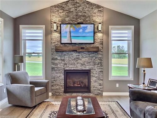 95 South Street, Port Albert, ON - Indoor Photo Showing Living Room With Fireplace