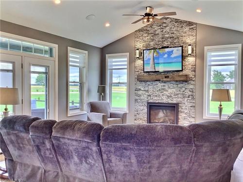 95 South Street, Port Albert, ON - Indoor Photo Showing Living Room With Fireplace