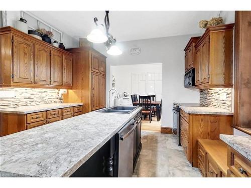 5765 3Rd Line, Minto, ON - Indoor Photo Showing Kitchen With Double Sink