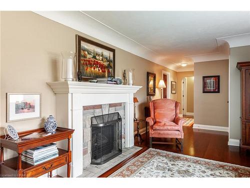 44 Haig Street, Stratford, ON - Indoor Photo Showing Living Room With Fireplace