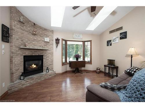 69625 Victoria Drive, Centralia, ON - Indoor Photo Showing Living Room With Fireplace