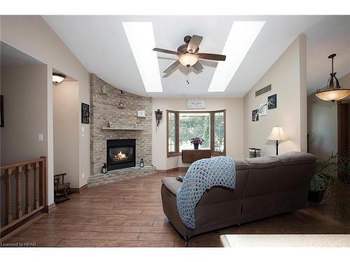 69625 Victoria Drive, Centralia, ON - Indoor Photo Showing Living Room With Fireplace