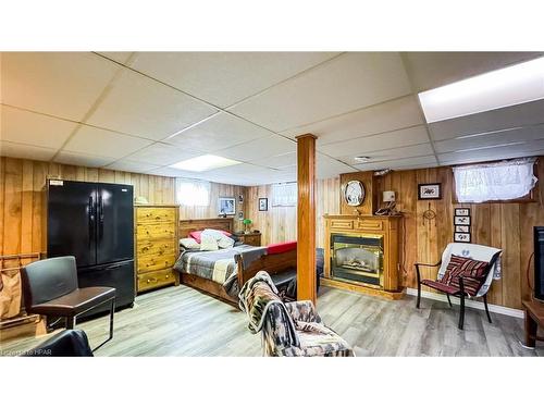 141 St Andrew Street, Mitchell, ON - Indoor Photo Showing Basement With Fireplace