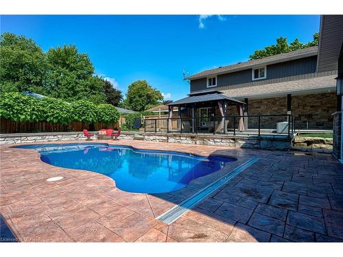 197 Trafalgar Street, Mitchell, ON - Outdoor With In Ground Pool With Deck Patio Veranda With Backyard