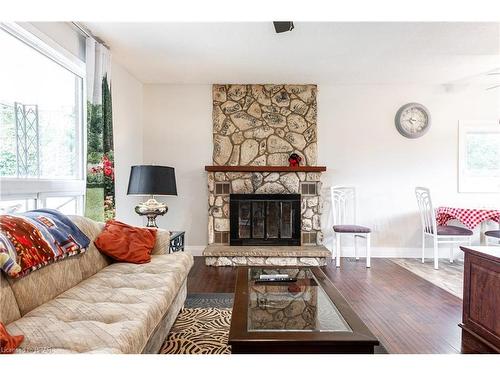 20328 Fairview Road, Thames Centre, ON - Indoor Photo Showing Living Room With Fireplace