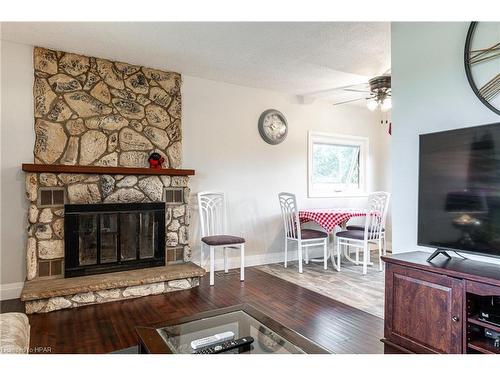 20328 Fairview Road, Thames Centre, ON - Indoor Photo Showing Living Room With Fireplace