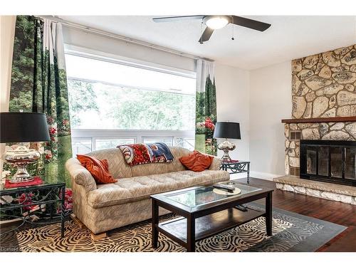 20328 Fairview Road, Thames Centre, ON - Indoor Photo Showing Living Room With Fireplace