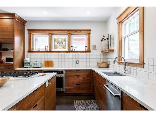 88 Norman Street, Stratford, ON - Indoor Photo Showing Kitchen With Double Sink