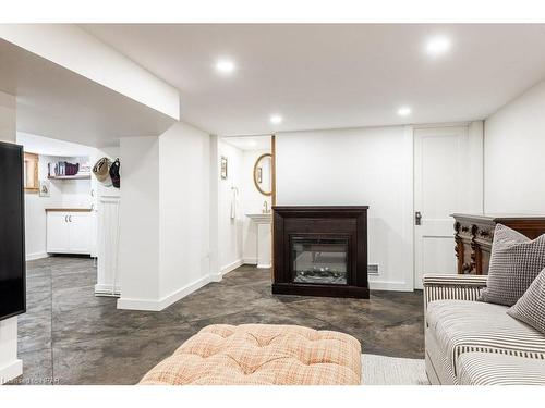 88 Norman Street, Stratford, ON - Indoor Photo Showing Living Room With Fireplace