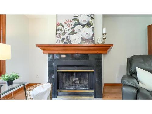 21 George Street, Bayfield, ON - Indoor Photo Showing Living Room With Fireplace