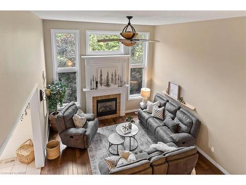 90 River Run Road, Drayton, ON - Indoor Photo Showing Living Room With Fireplace