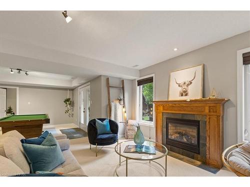 90 River Run Road, Drayton, ON - Indoor Photo Showing Living Room With Fireplace