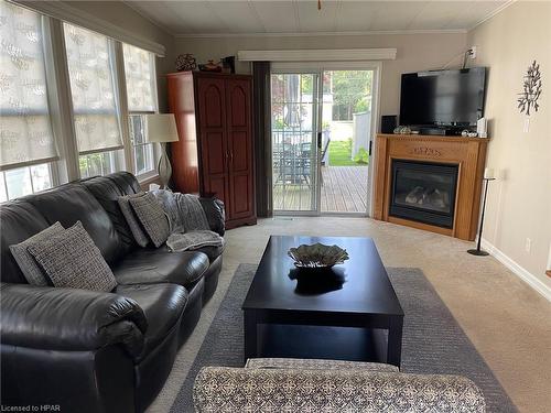 23-77307 Bluewater Hwy. Rowan Road, Central Huron, ON - Indoor Photo Showing Living Room With Fireplace