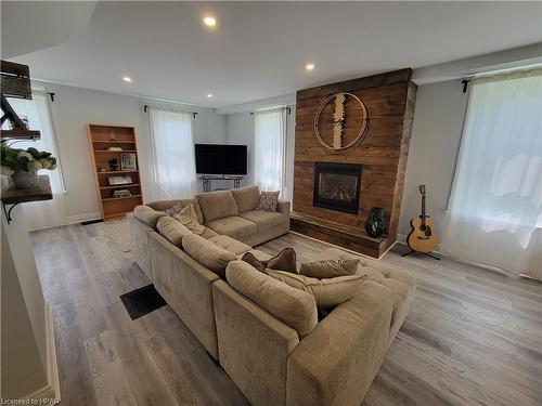 53 Wilson Street, Seaforth, ON - Indoor Photo Showing Living Room With Fireplace