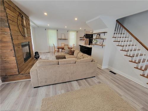 53 Wilson Street, Seaforth, ON - Indoor Photo Showing Living Room With Fireplace