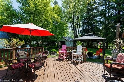 129 King Street N, Atwood, ON - Outdoor With Deck Patio Veranda