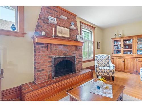 126 Nelson Street E, Goderich, ON - Indoor Photo Showing Living Room With Fireplace