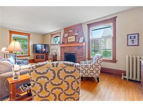 126 Nelson Street E, Goderich, ON - Indoor Photo Showing Living Room With Fireplace