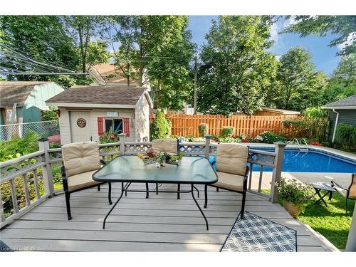 126 Nelson Street E, Goderich, ON - Outdoor With In Ground Pool With Deck Patio Veranda