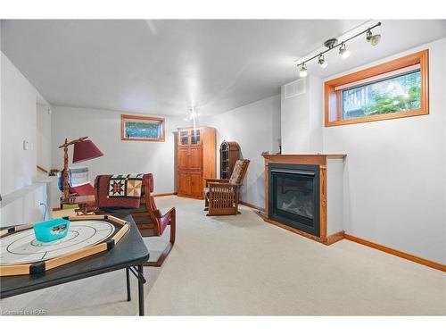 126 Nelson Street E, Goderich, ON - Indoor Photo Showing Living Room With Fireplace