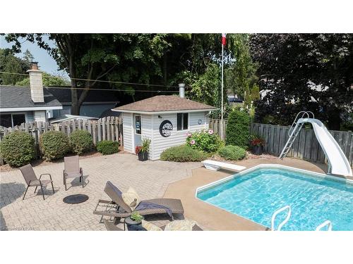 197 Warren Street, Goderich, ON - Outdoor With In Ground Pool With Backyard