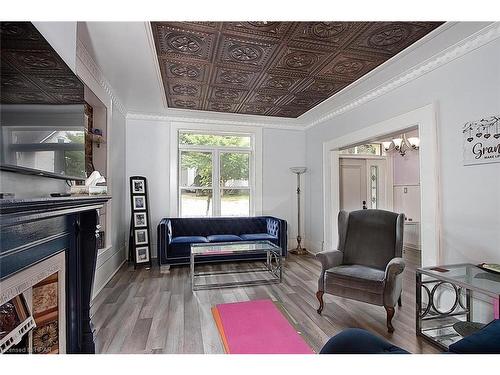 41 Douglas Street, Stratford, ON - Indoor Photo Showing Living Room With Fireplace