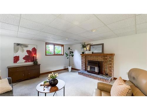 7333 Line 34 Road, St. Columban, ON - Indoor Photo Showing Living Room With Fireplace