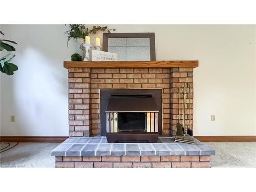 7333 Line 34 Road, St. Columban, ON - Indoor Photo Showing Living Room With Fireplace