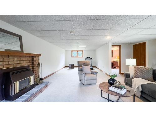 7333 Line 34 Road, St. Columban, ON - Indoor Photo Showing Living Room With Fireplace