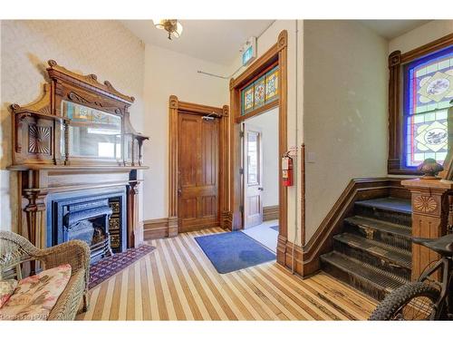 28 Wilson St Street, Seaforth, ON - Indoor With Fireplace