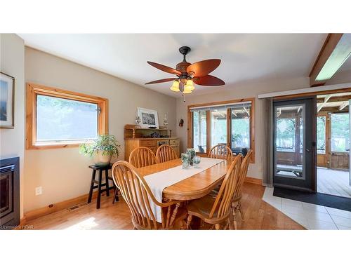 74397 Cardinal Court, Bluewater, ON - Indoor Photo Showing Dining Room With Fireplace