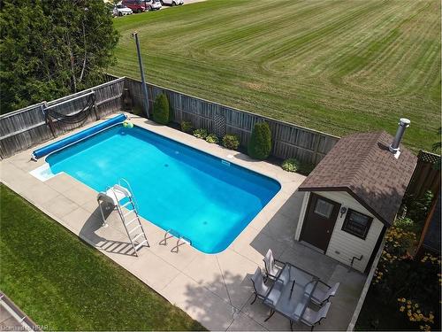 91 Norwood Court, Stratford, ON - Outdoor With In Ground Pool With Deck Patio Veranda