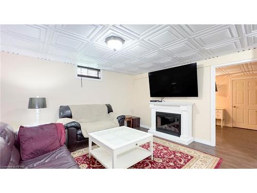 87 Napier Street, Mitchell, ON - Indoor Photo Showing Living Room With Fireplace