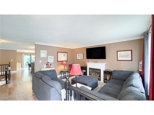 87 Napier Street, Mitchell, ON - Indoor Photo Showing Living Room With Fireplace