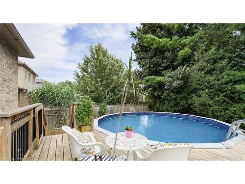 83 Sylvia Street, Mitchell, ON - Outdoor With Above Ground Pool