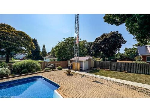 123 Elgin Avenue W, Goderich, ON - Outdoor With In Ground Pool With Backyard