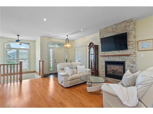 221 John Street, Harriston, ON - Indoor Photo Showing Living Room With Fireplace