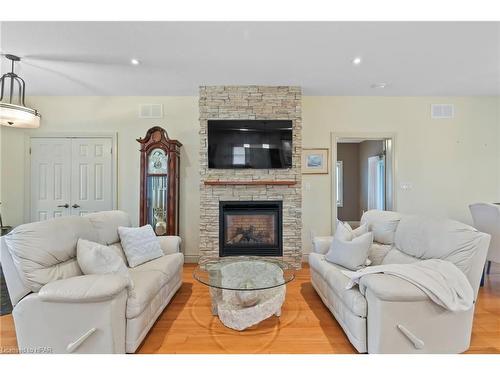 221 John Street, Harriston, ON - Indoor Photo Showing Living Room With Fireplace