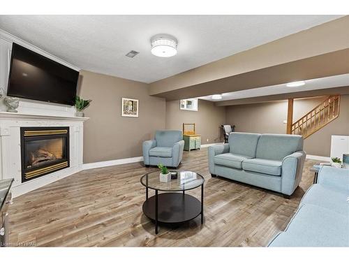 130 Mcgregor Street, Stratford, ON - Indoor Photo Showing Living Room With Fireplace