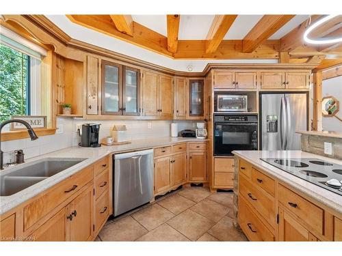 81196 Pfrimmer Road, Benmiller, ON - Indoor Photo Showing Kitchen With Double Sink