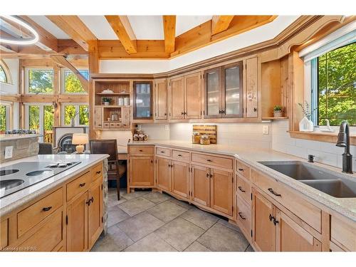 81196 Pfrimmer Road, Benmiller, ON - Indoor Photo Showing Kitchen With Double Sink