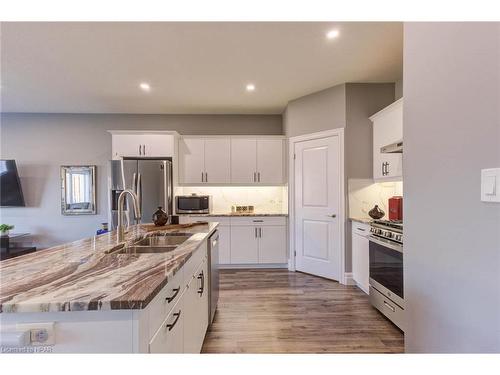 741 Hollinger Avenue, Listowel, ON - Indoor Photo Showing Kitchen With Double Sink With Upgraded Kitchen