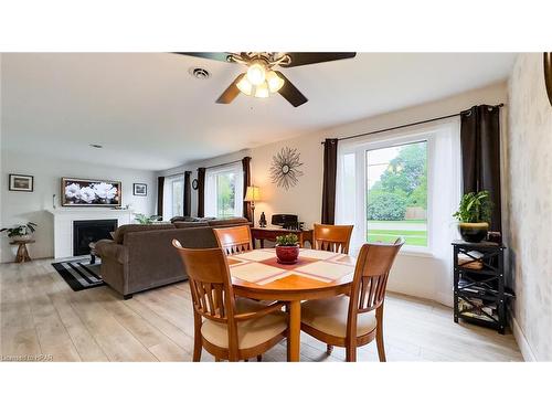 205 Blake Street W, Goderich, ON - Indoor Photo Showing Dining Room With Fireplace