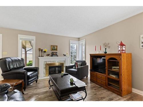 250 Stella Avenue, Glencoe, ON - Indoor Photo Showing Living Room With Fireplace