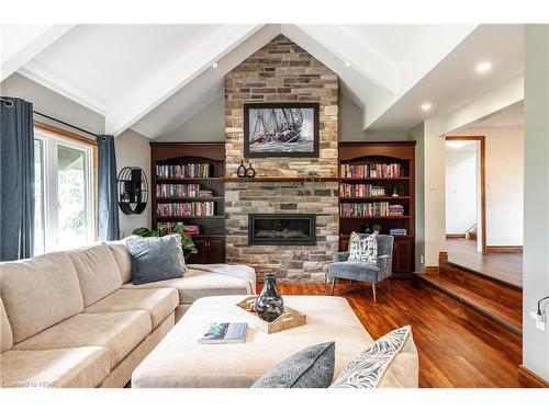 4720 Line 39, Perth East, ON - Indoor Photo Showing Living Room With Fireplace