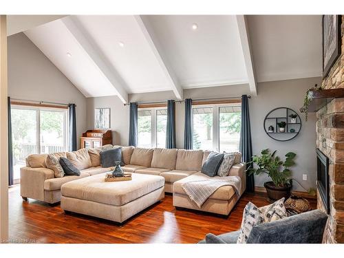 4720 Line 39, Perth East, ON - Indoor Photo Showing Living Room With Fireplace