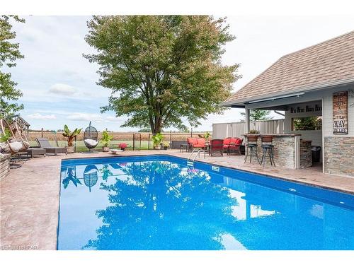 4720 Line 39, Perth East, ON - Outdoor With In Ground Pool With Deck Patio Veranda With Backyard